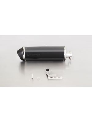 OKAMI, slip on (muffler) for HONDA CRF 1000L Africa Twin, stainless steel black, incl. EC homologation