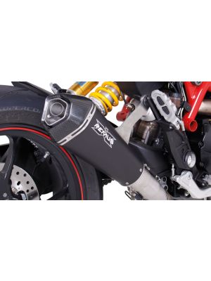 HYPERCONE, slip on (muffler with connecting tube), stainless steel black, 65 mm, Race (no EEC)