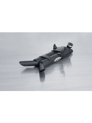 Sport Exhaust BUELL XB 2x Ø 94 mm round, slip on left/right, stainless steel black, EC approved