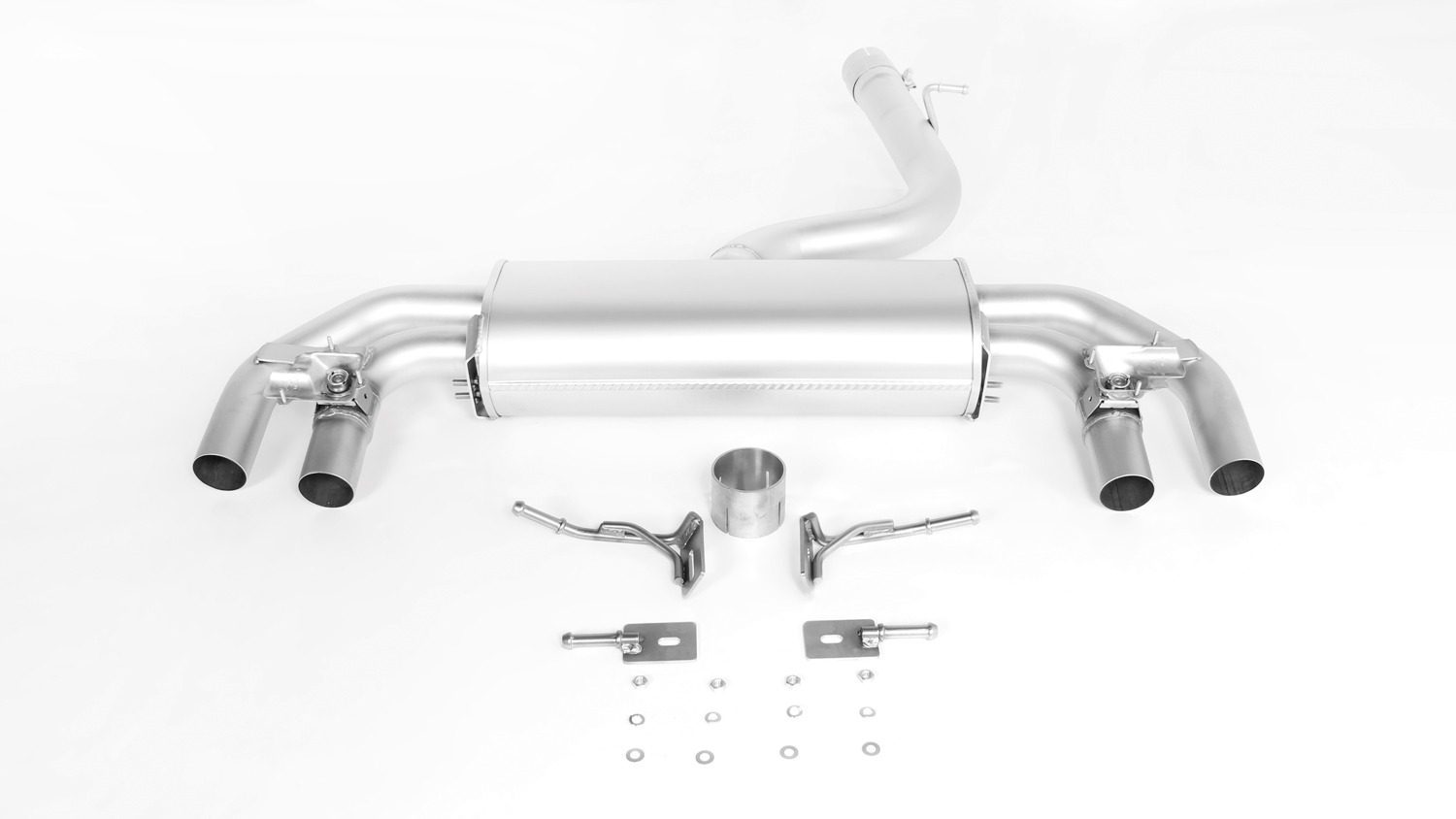 Cat-back-system, incl. EC homologation (selectable tail pipes)